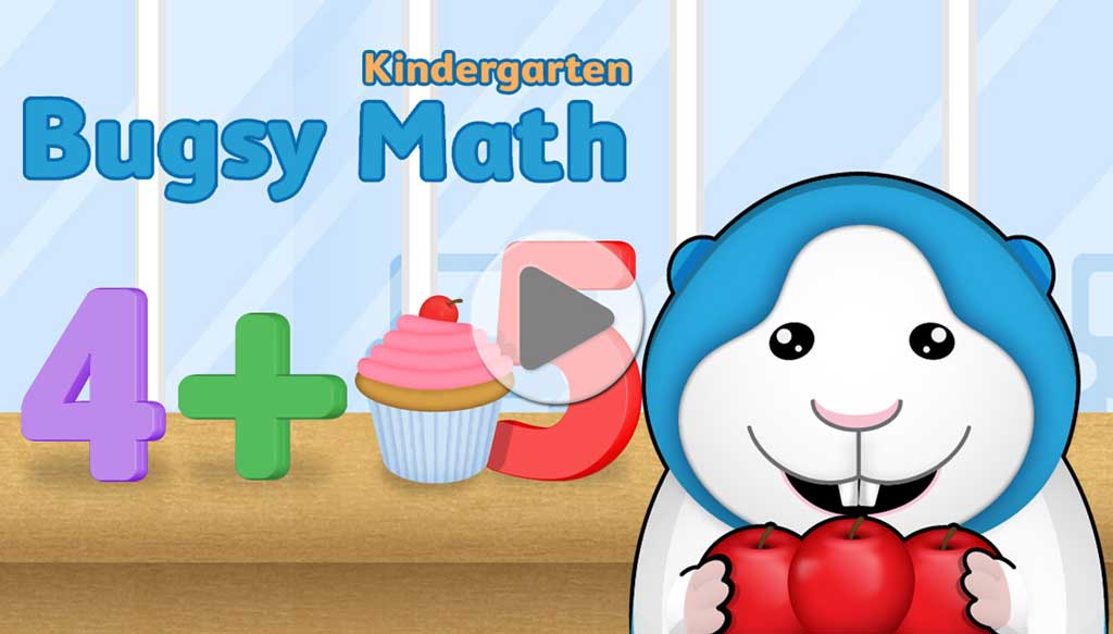 Bugsy Kindergarten Math Banner